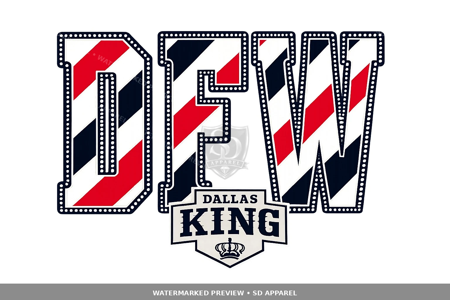 DFW Dallas King design preview