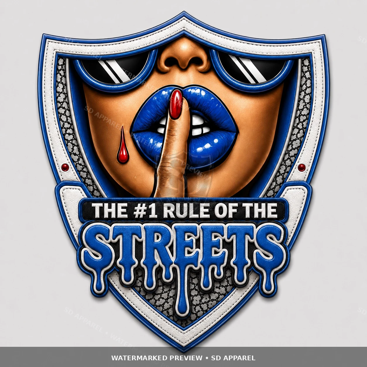 Rule of the Streets Blue design preview