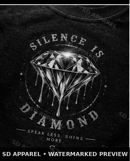 Dripping Diamond Tee design preview