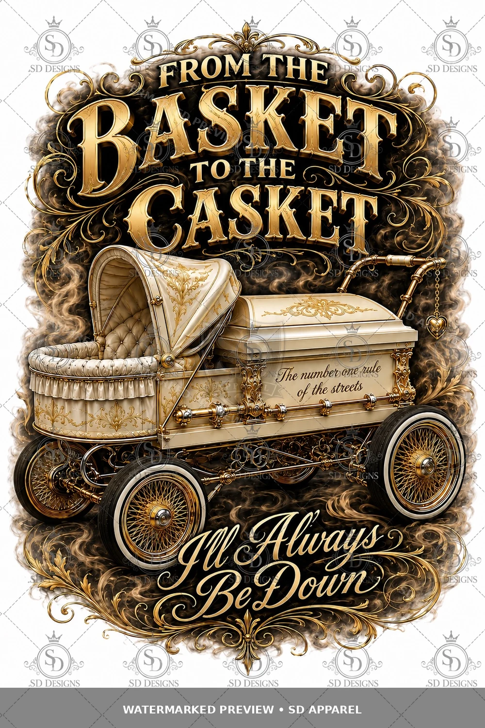 From the Basket to the Casket design preview