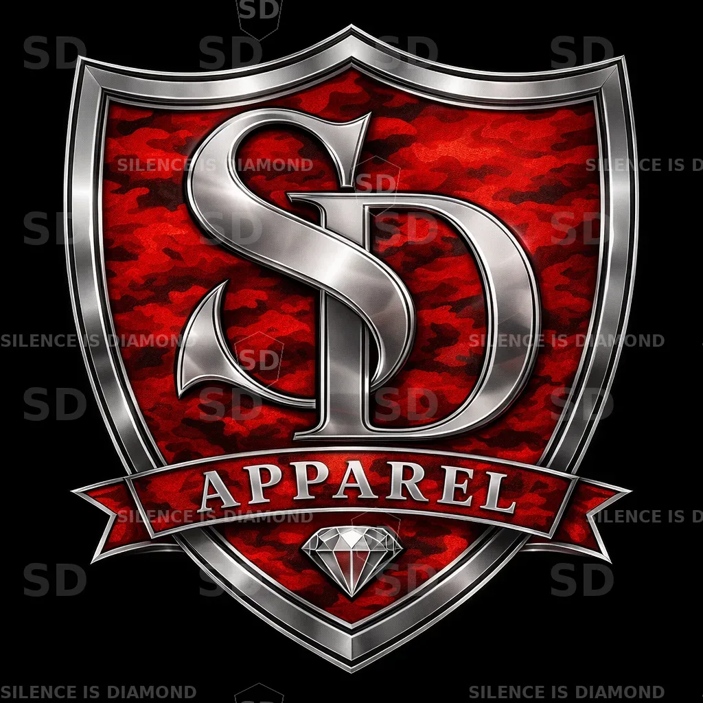 Red Camo SD Apparel Shield design preview