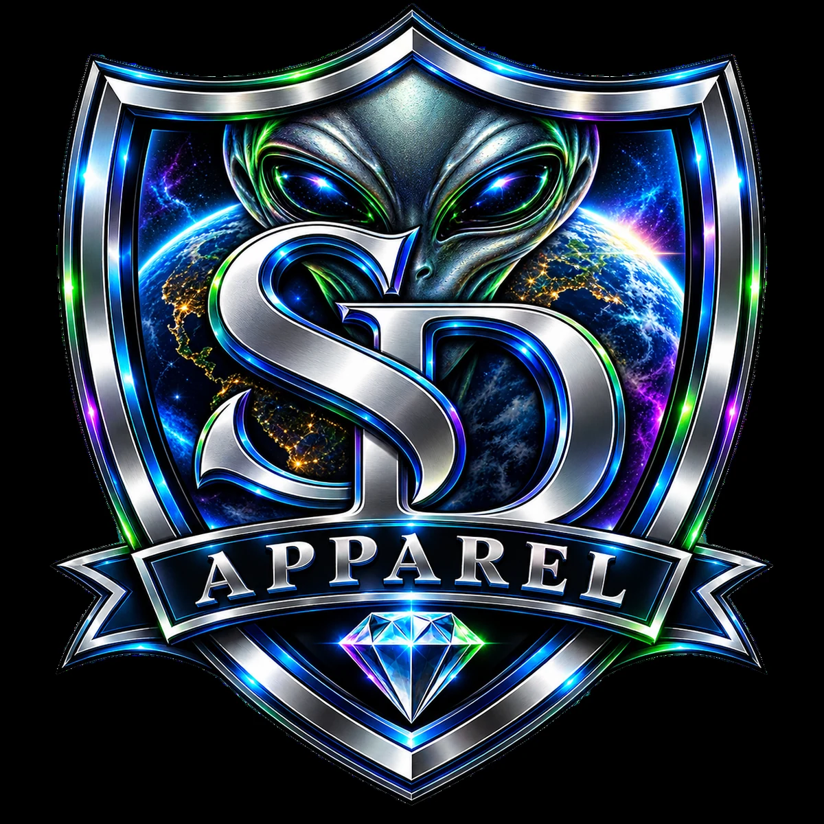 Alien World Shield design preview