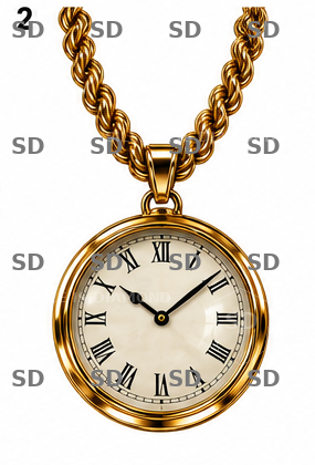 Gold Pocket Watch design preview